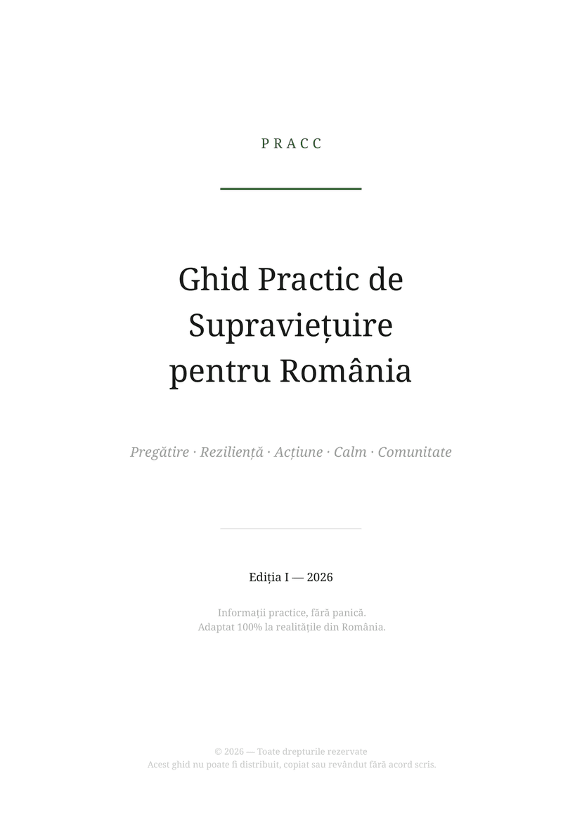 PRACC — Ghid Practic de Supraviețuire pentru România